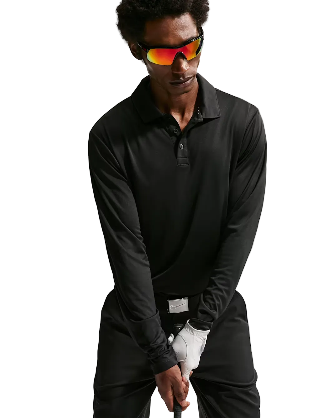 Nike Dri-FIT Par Tonal Long-Sleeve Golf Polo