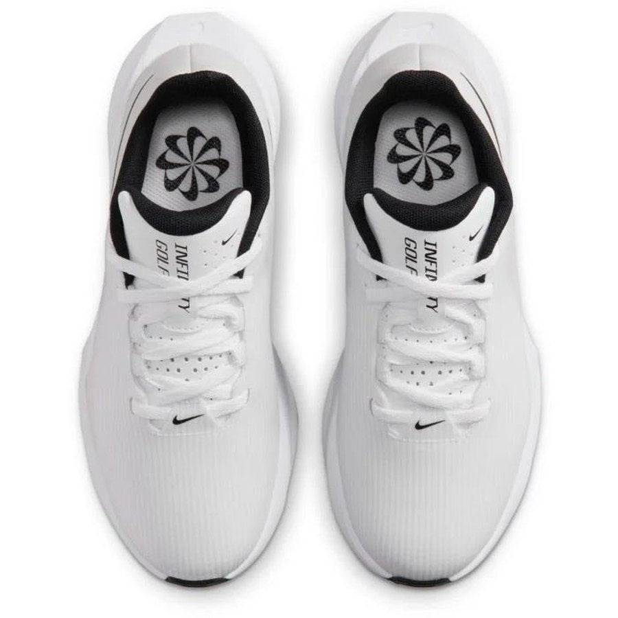 Nike Infinity G Jr '24 Spikeless Golf Shoes - White/Black