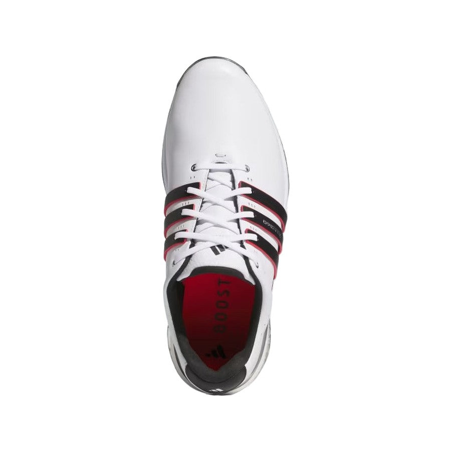 Adidas Tour360 25 Spikeless Golf Shoes - White/Red | Free Shippin