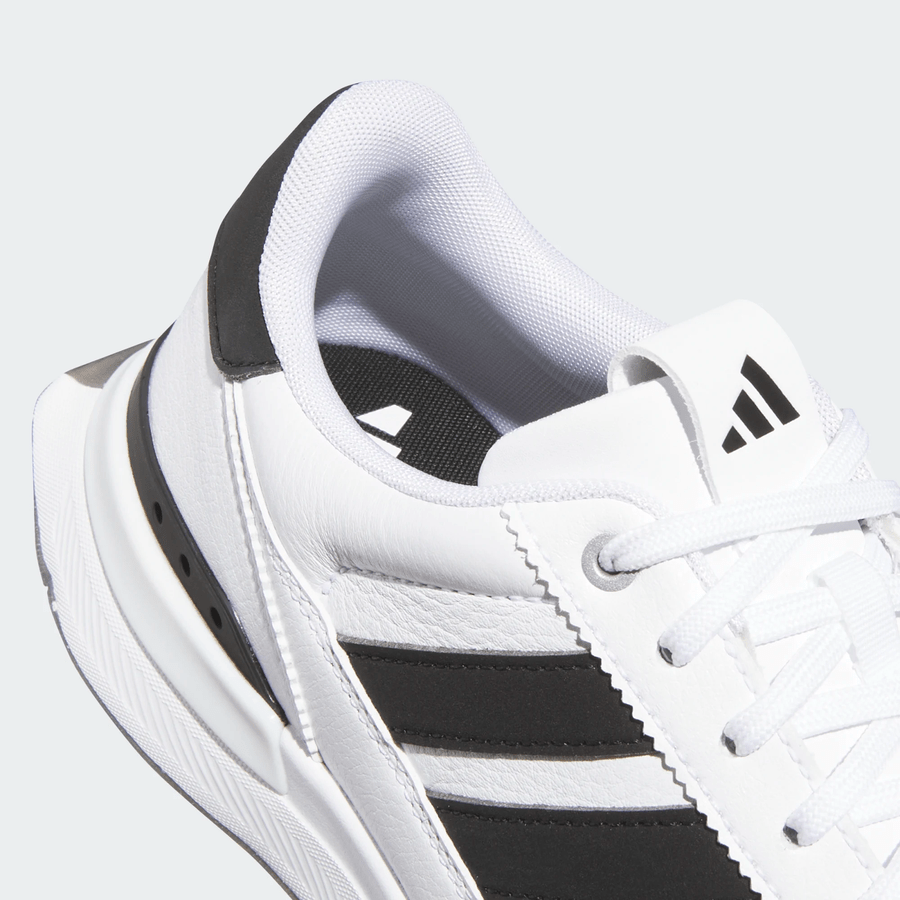 Adidas S2G 26 Leather Spikeless Golf Shoes - White/Black