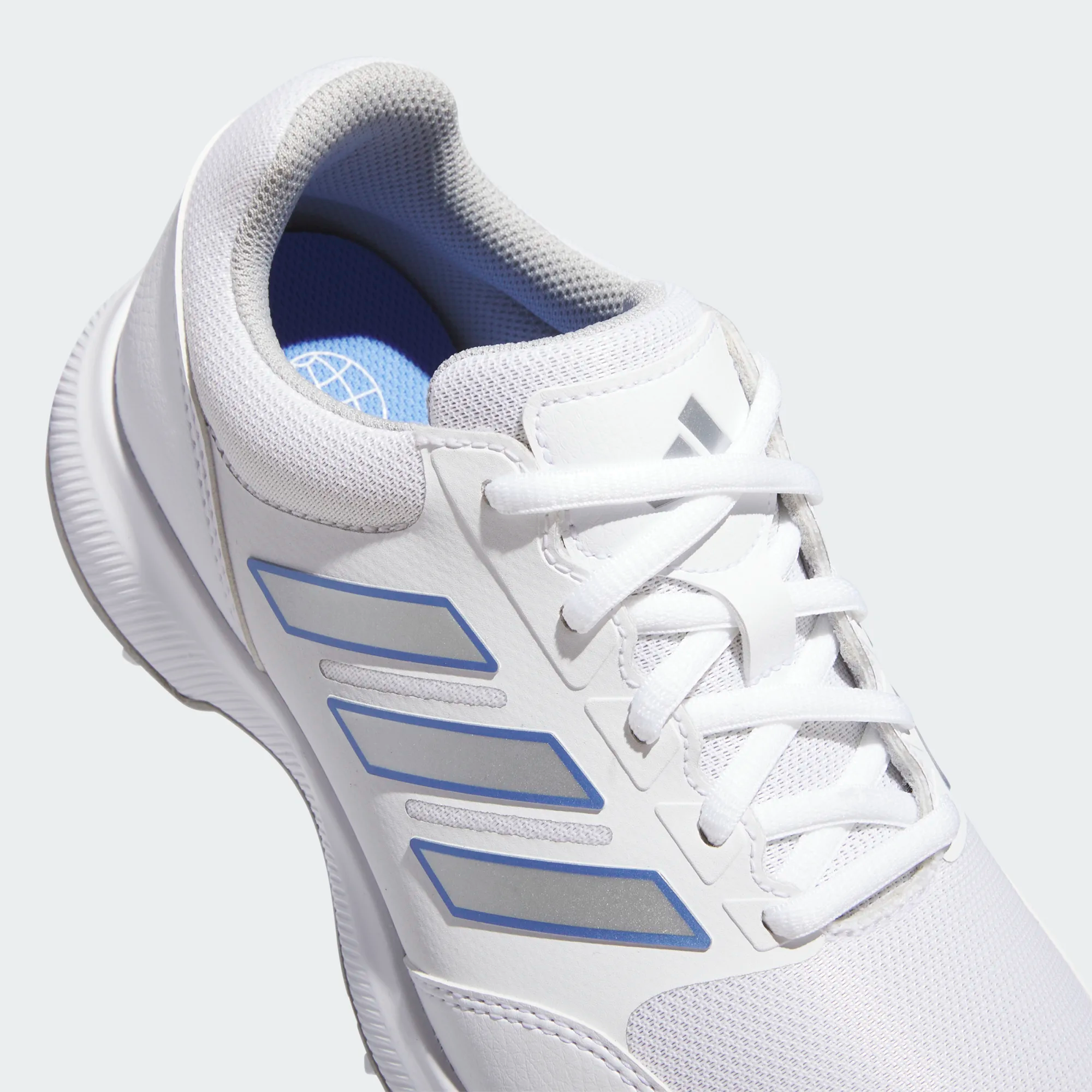 Adidas Ladies Tech Response 3.0 Golf Shoes - White/Blue