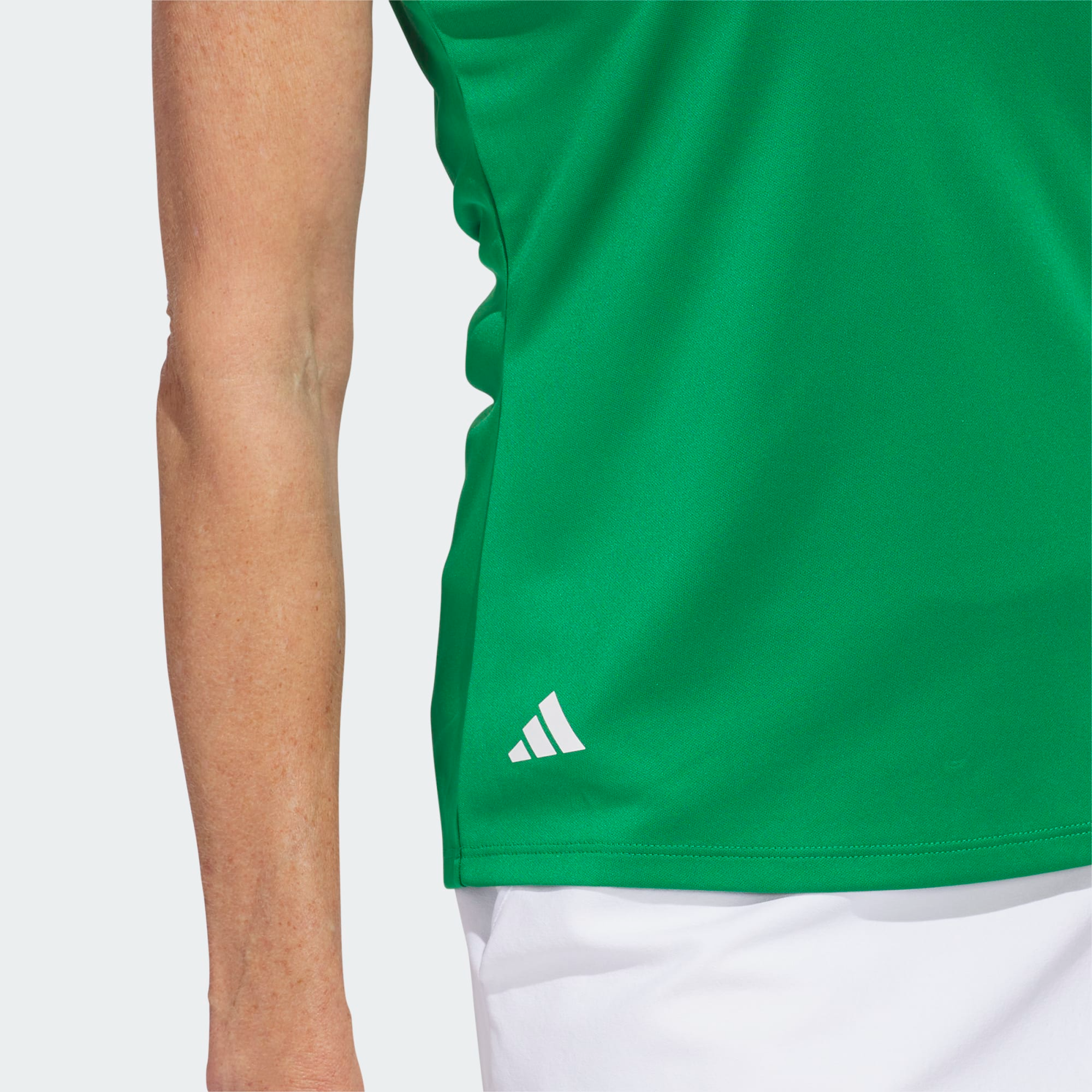 Adidas Ladies Solid Performance Short Sleeve Golf Polo