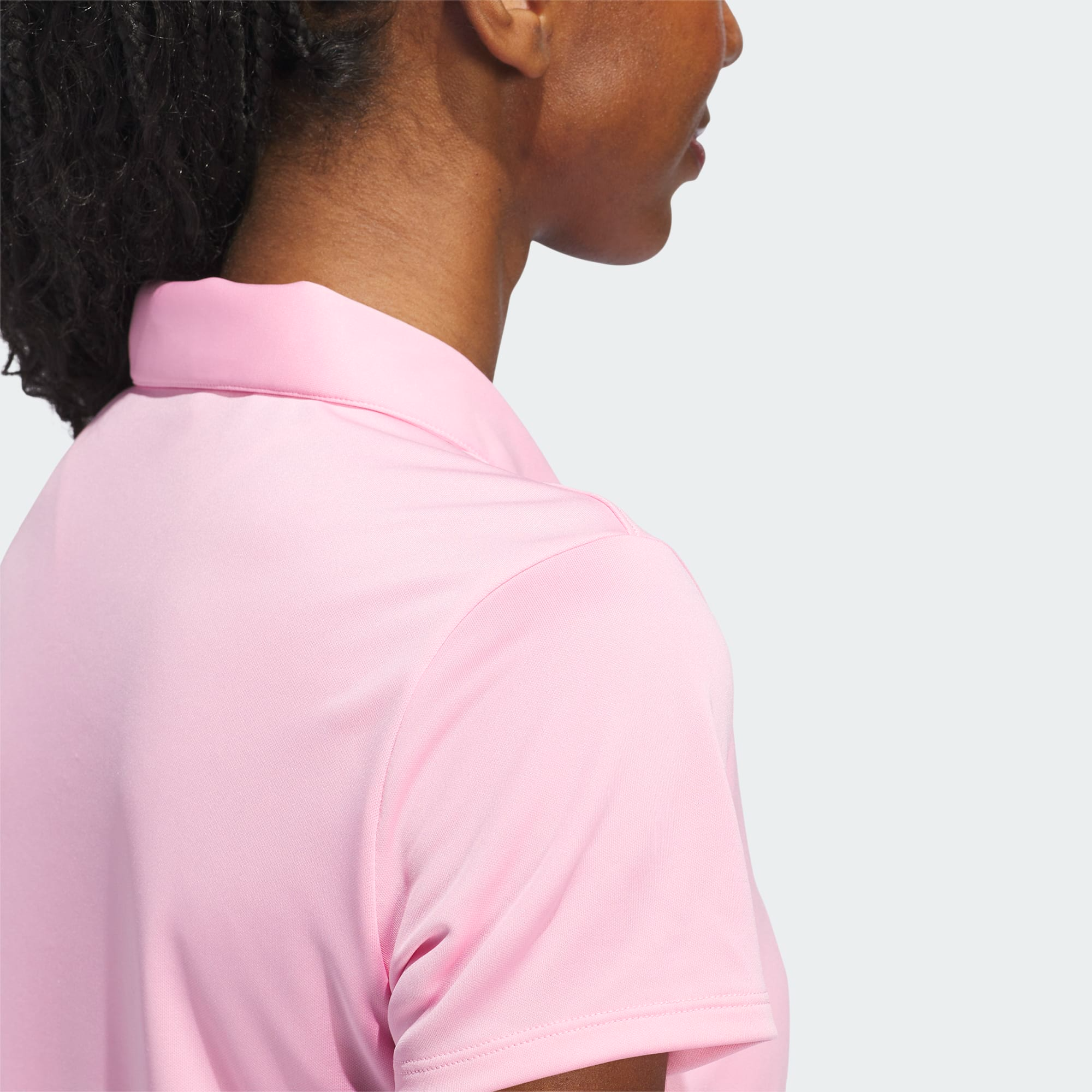 Adidas Ladies Solid Performance Short Sleeve Golf Polo