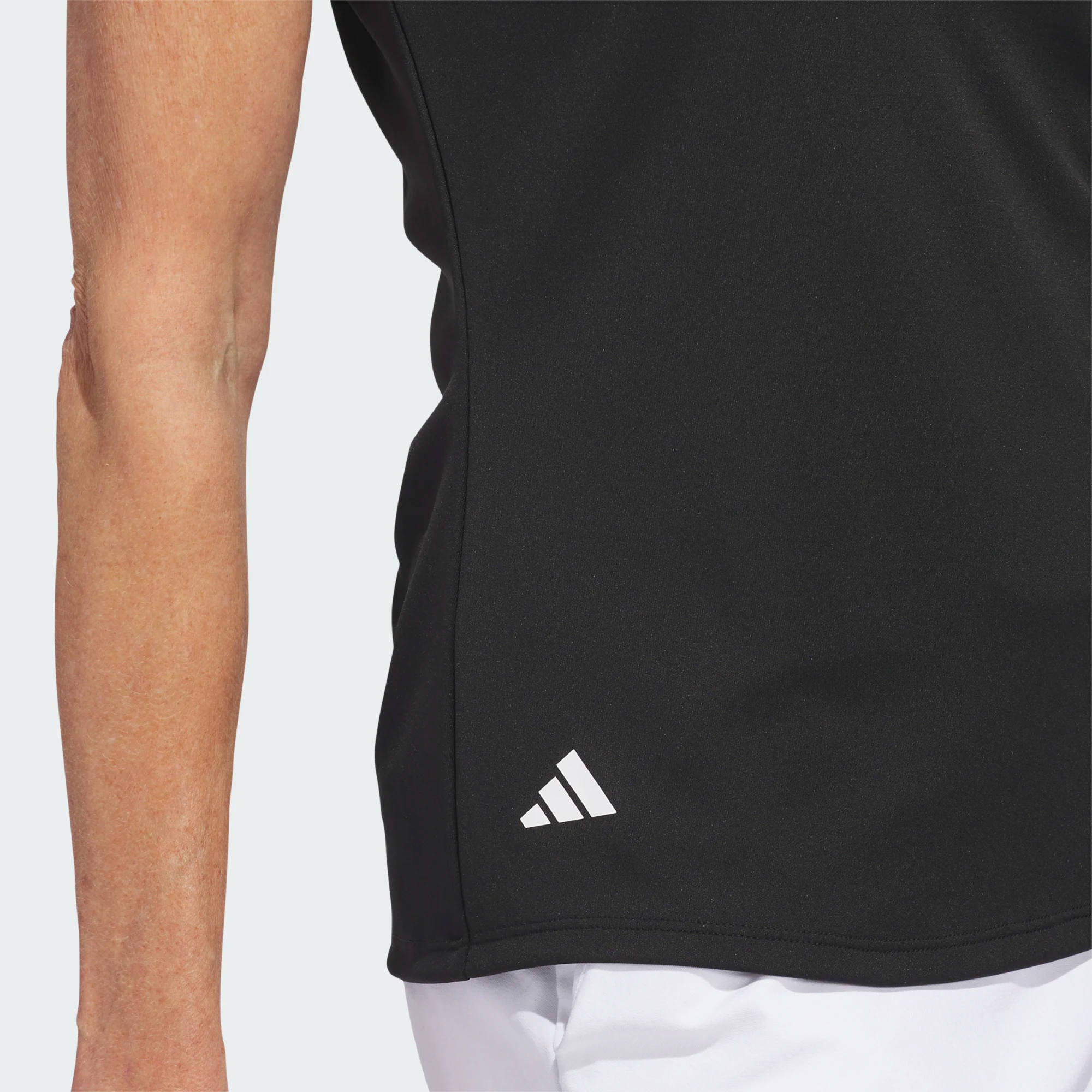 Adidas Ladies Solid Performance Short Sleeve Golf Polo