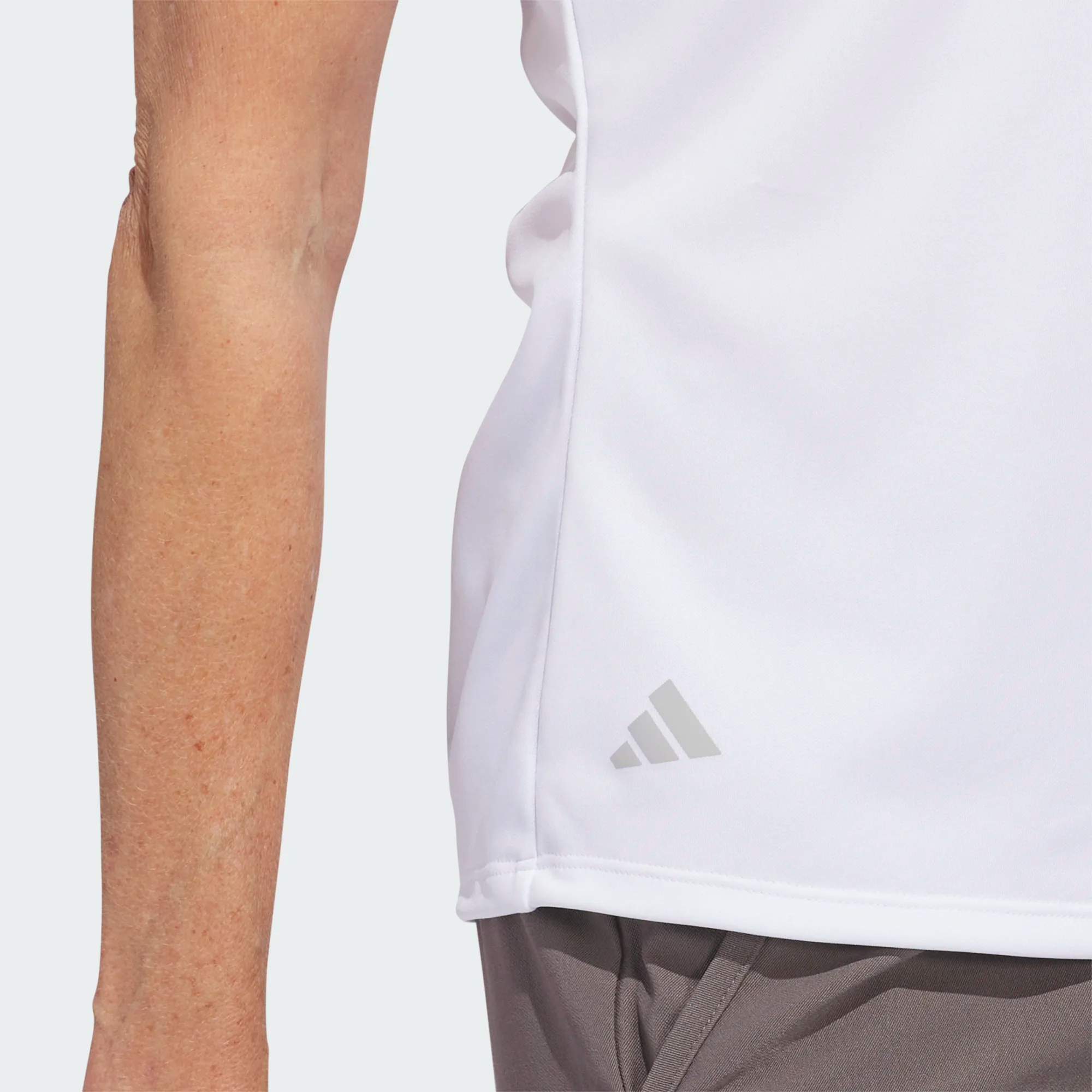 Adidas Ladies Solid Performance Short Sleeve Golf Polo