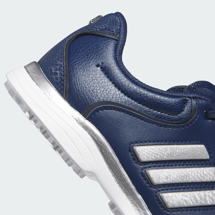 Adidas Ladies Alphaflex Zoysia Spikeless Golf Shoes - Navy/Silver