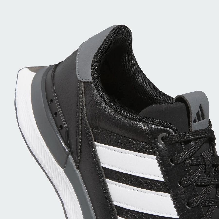 Adidas S2G 26 Leather Spikeless Golf Shoes - Black/White