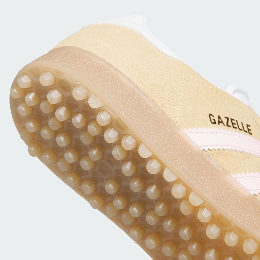 Adidas Ladies Gazelle Spikeless Golf Shoes - Orange/Pink