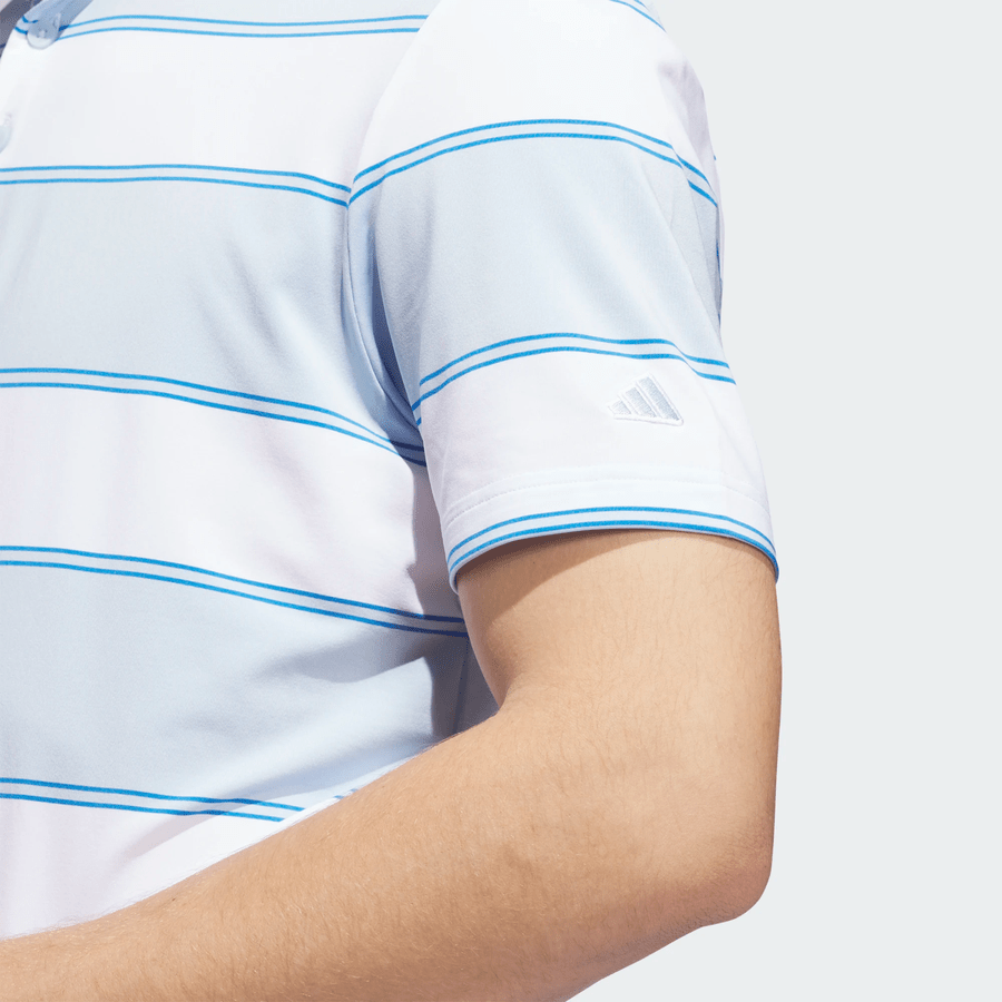 Adidas Ultimate365+ Jumbo Stripe Climacool Polo Shirt