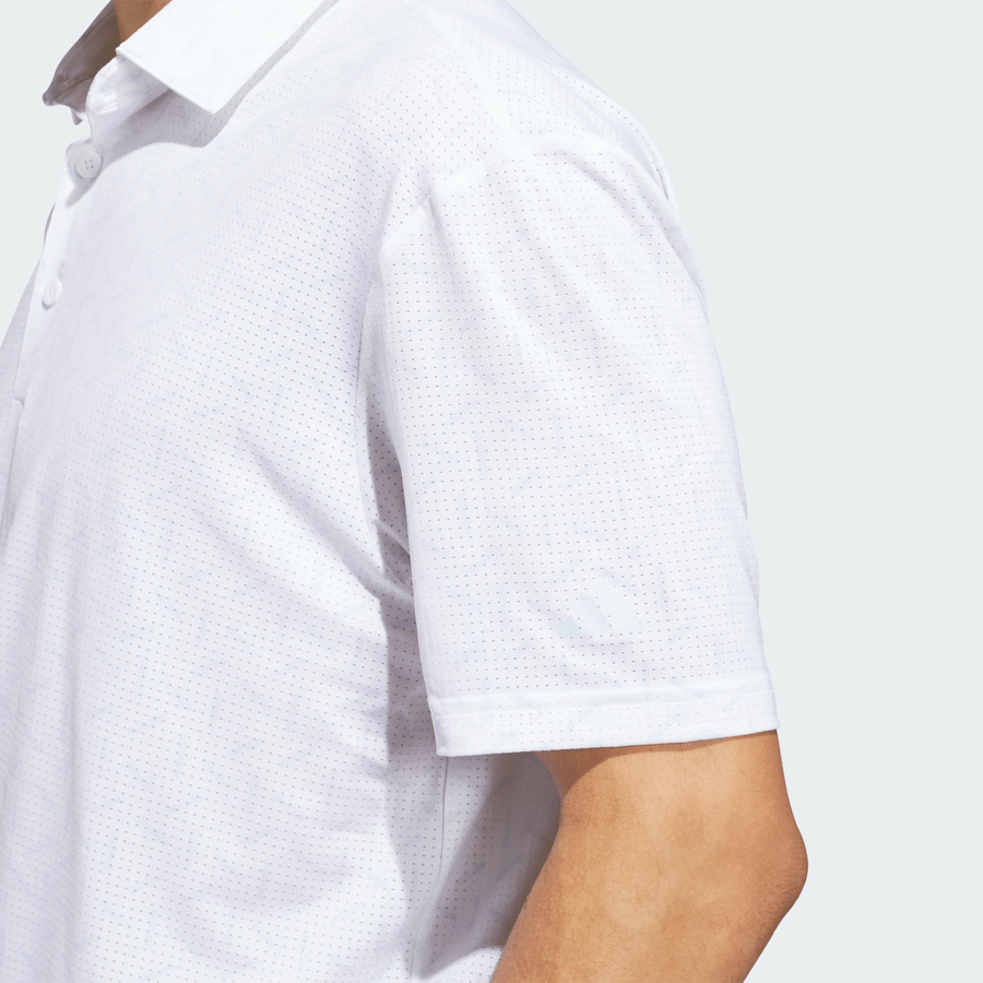 Adidas Ultimate365 Mesh Print Climacool Polo Shirt