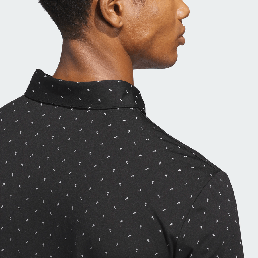 Adidas Ultimate365+ Micro Print Polo Shirt