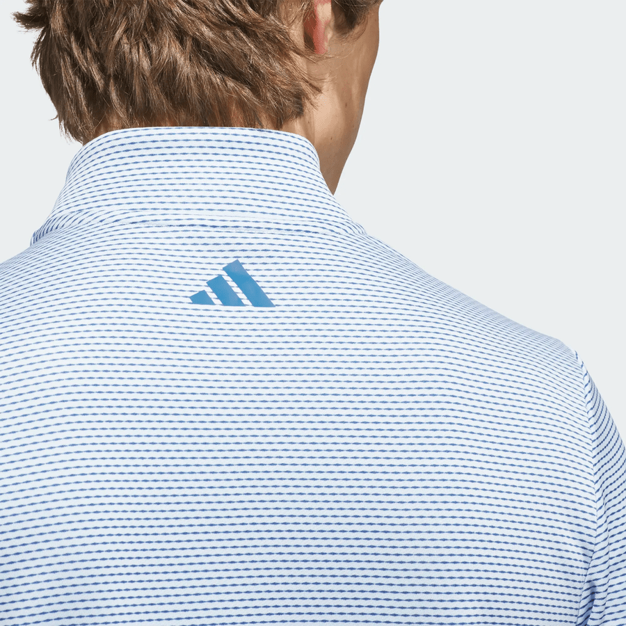 Adidas Performance Printed Quarter-Zip Pullover - Blue