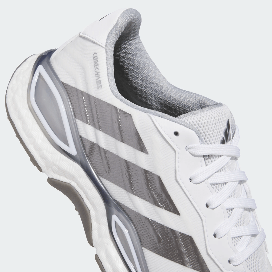 Adidas Codechaos 27 chaussures de golf sans crampons - Blanc/Argent