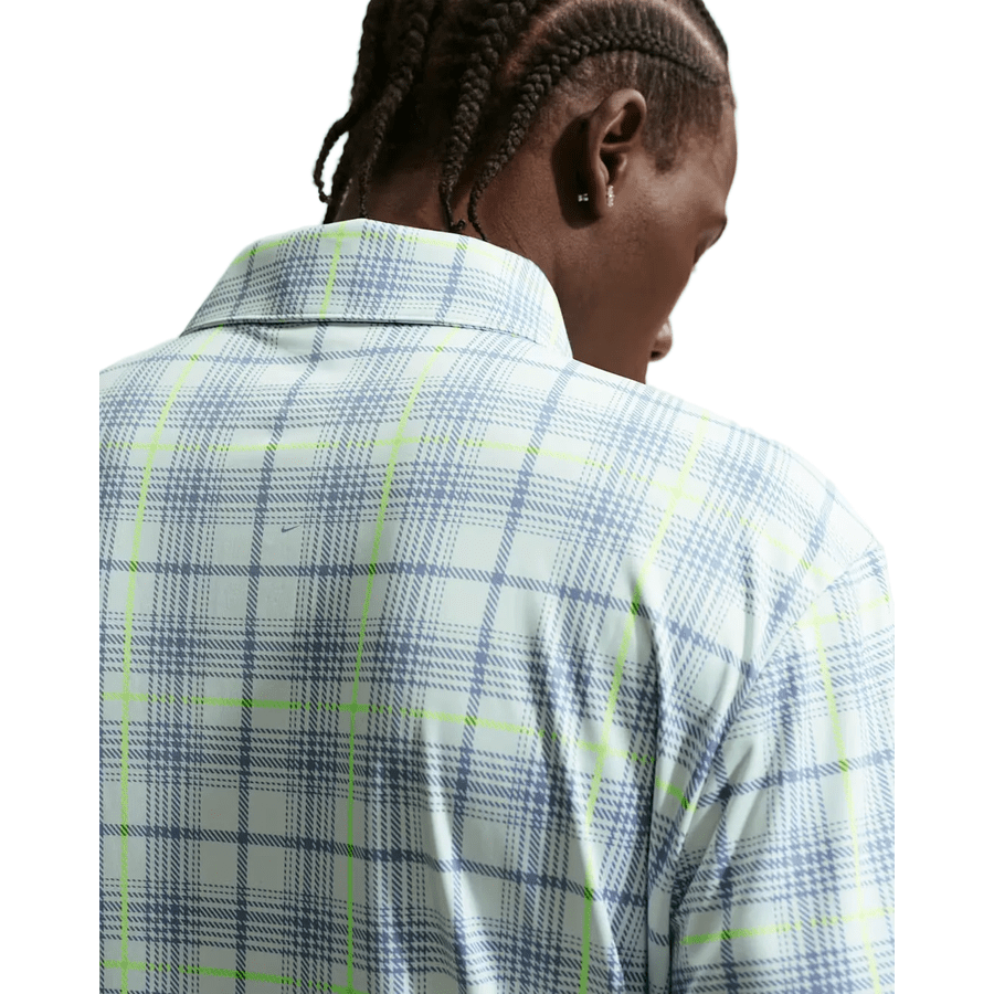 Nike Par Dri-FIT Tartan Short-Sleeve Golf Polo