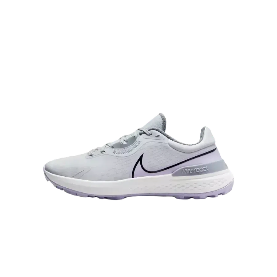 Nike Infinity Pro 2 Spikeless Golf Shoes - Grey/Violet