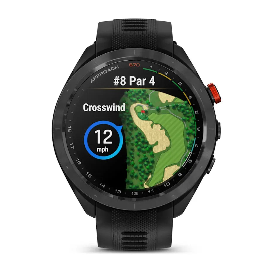 Montre connectée GPS pour golf Garmin Approach® S70 - 47 mm