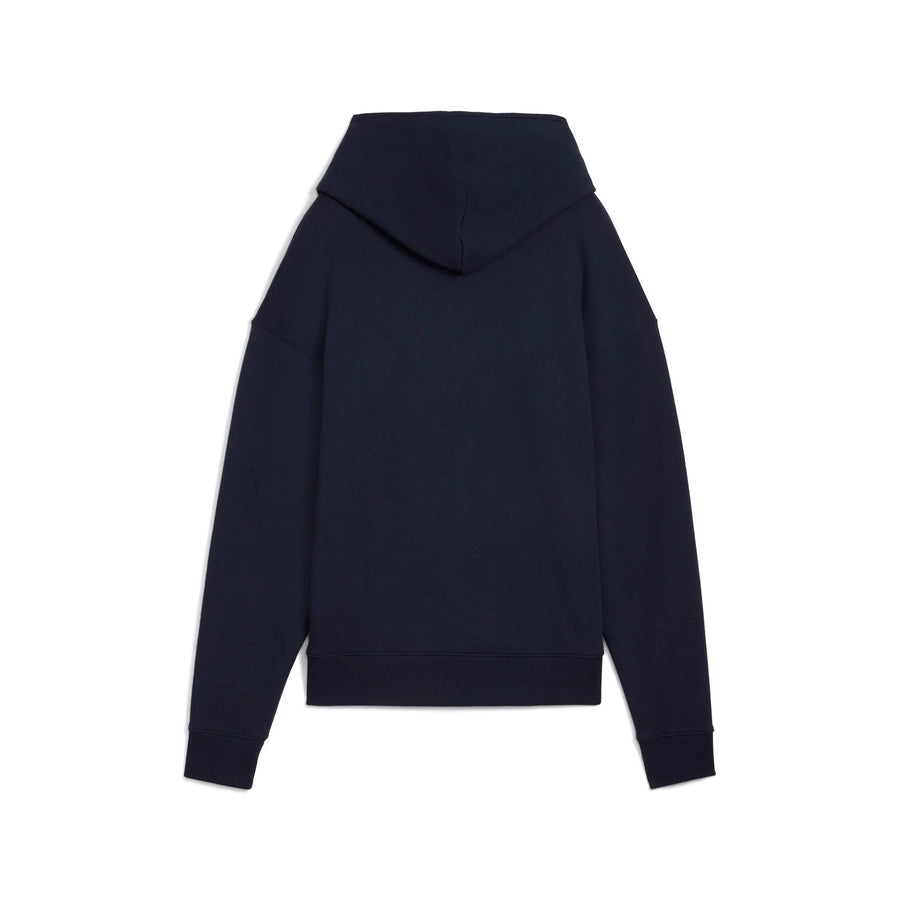 Puma Ladies Cloudspun Fleece Hoodie - Navy