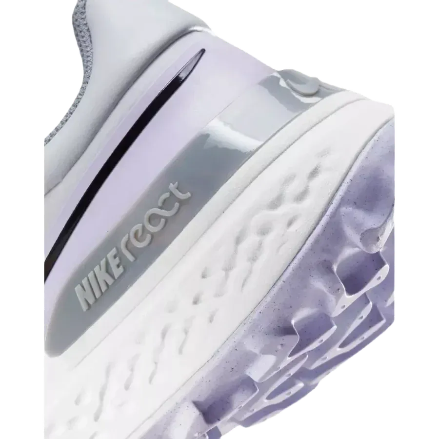 Nike Infinity Pro 2 Spikeless Golf Shoes - Grey/Violet