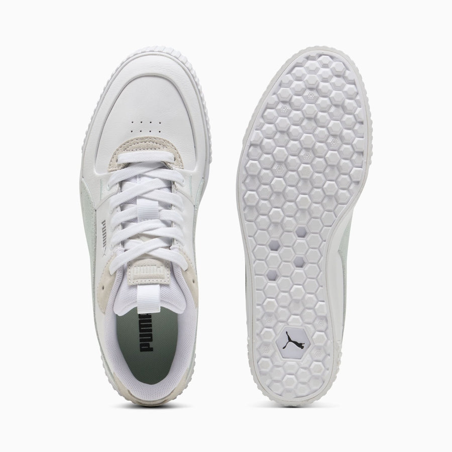 Puma Ladies Cali G Spikeless Golf Shoes - White/Blue