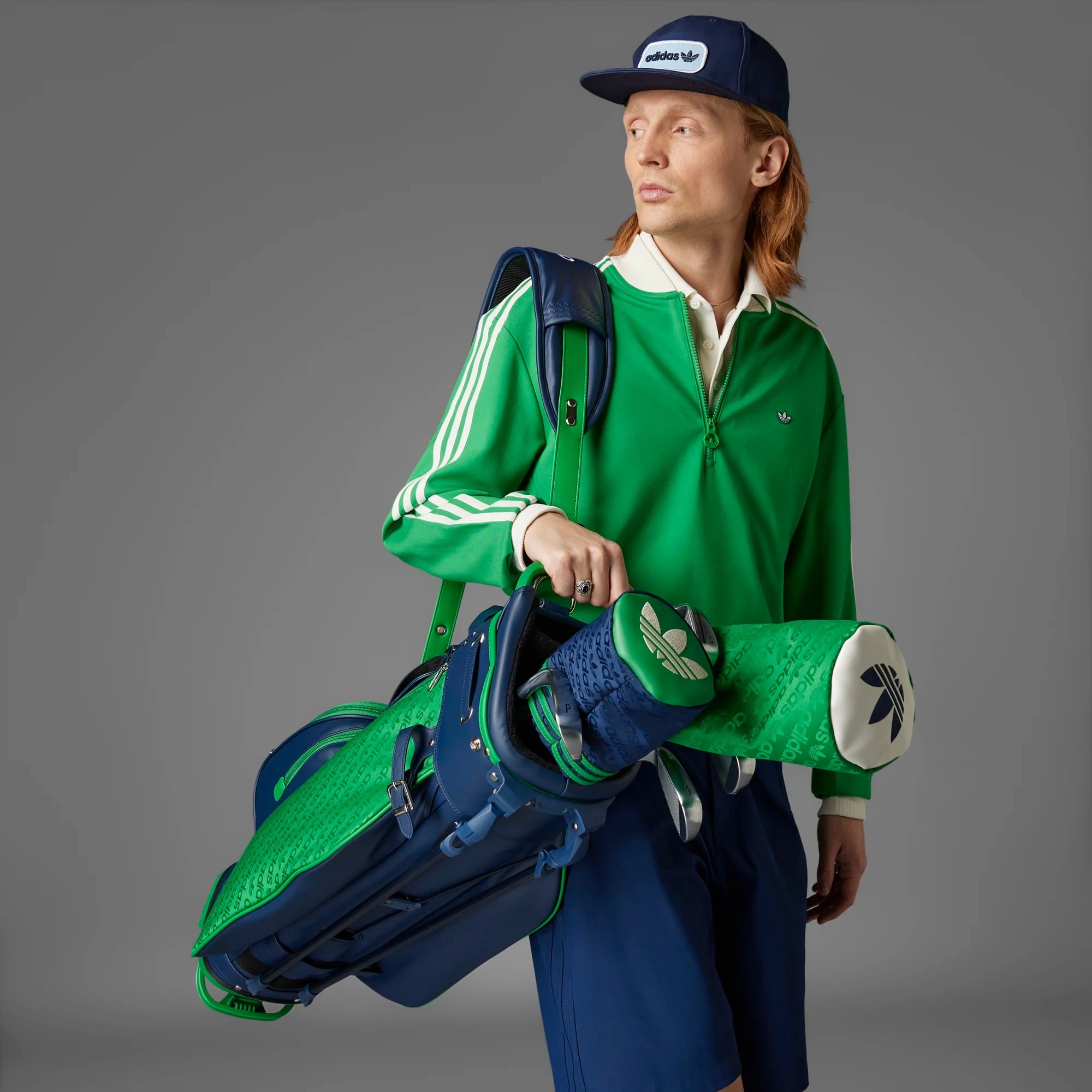 Adidas Originals Caddy Bag - Green/Navy