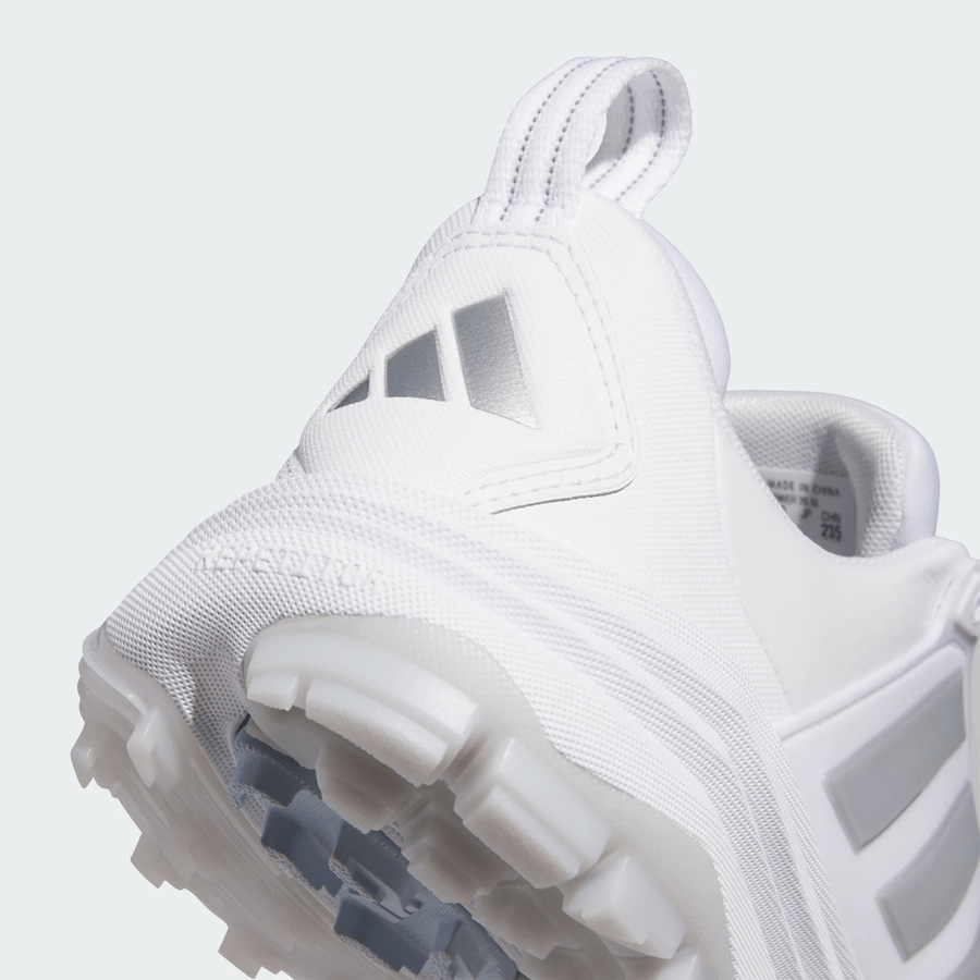 Adidas Ladies Adipower 26 Spikeless Golf Shoes - White/Silver
