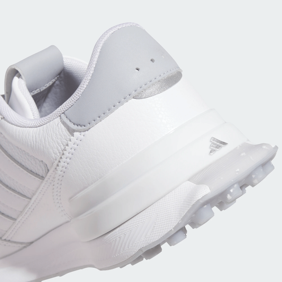 Adidas Ladies S2G 26 Leather Spikeless Golf Shoes - White/Silver
