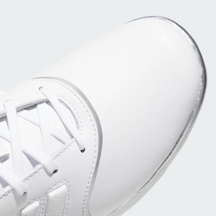 Adidas Ladies Alphaflex Zoysia Spikeless Golf Shoes - White/Silver