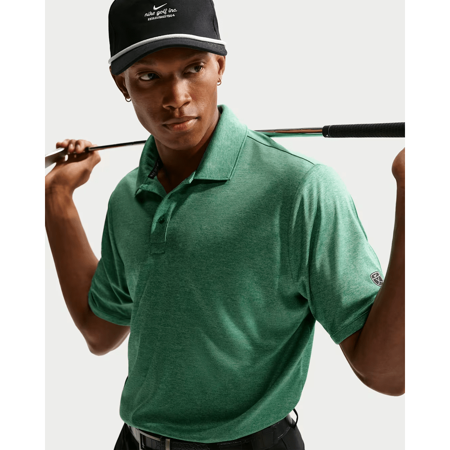 Nike Dri-FIT Par Heather Short-Sleeve Golf Polo