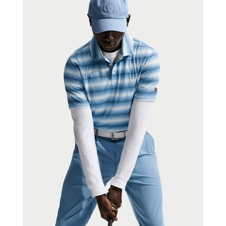 Nike Dri-FIT PAR Stripe Short-Sleeve Golf Polo