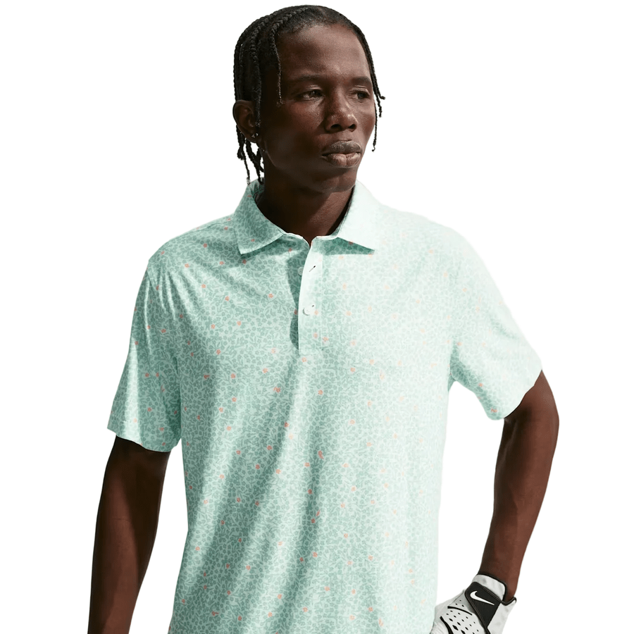 Nike Dri-FIT Floral Short-Sleeve Golf Polo