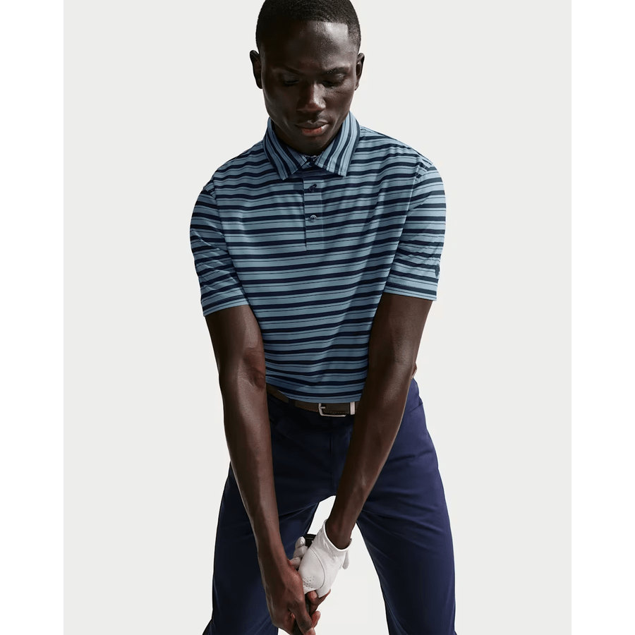 Nike Dri-FIT Stripe Short-Sleeve Golf Polo