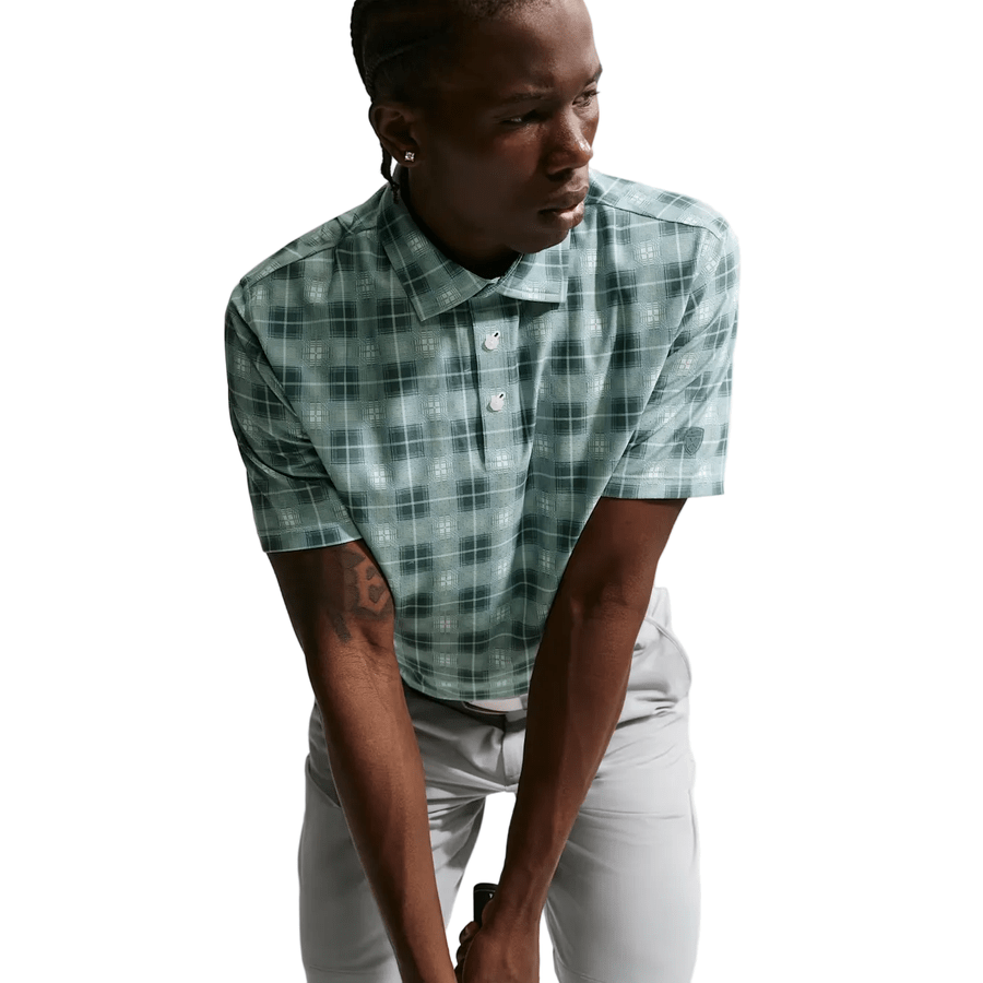 Nike Tailored Performance Tartan Dri-FIT Golf Polo