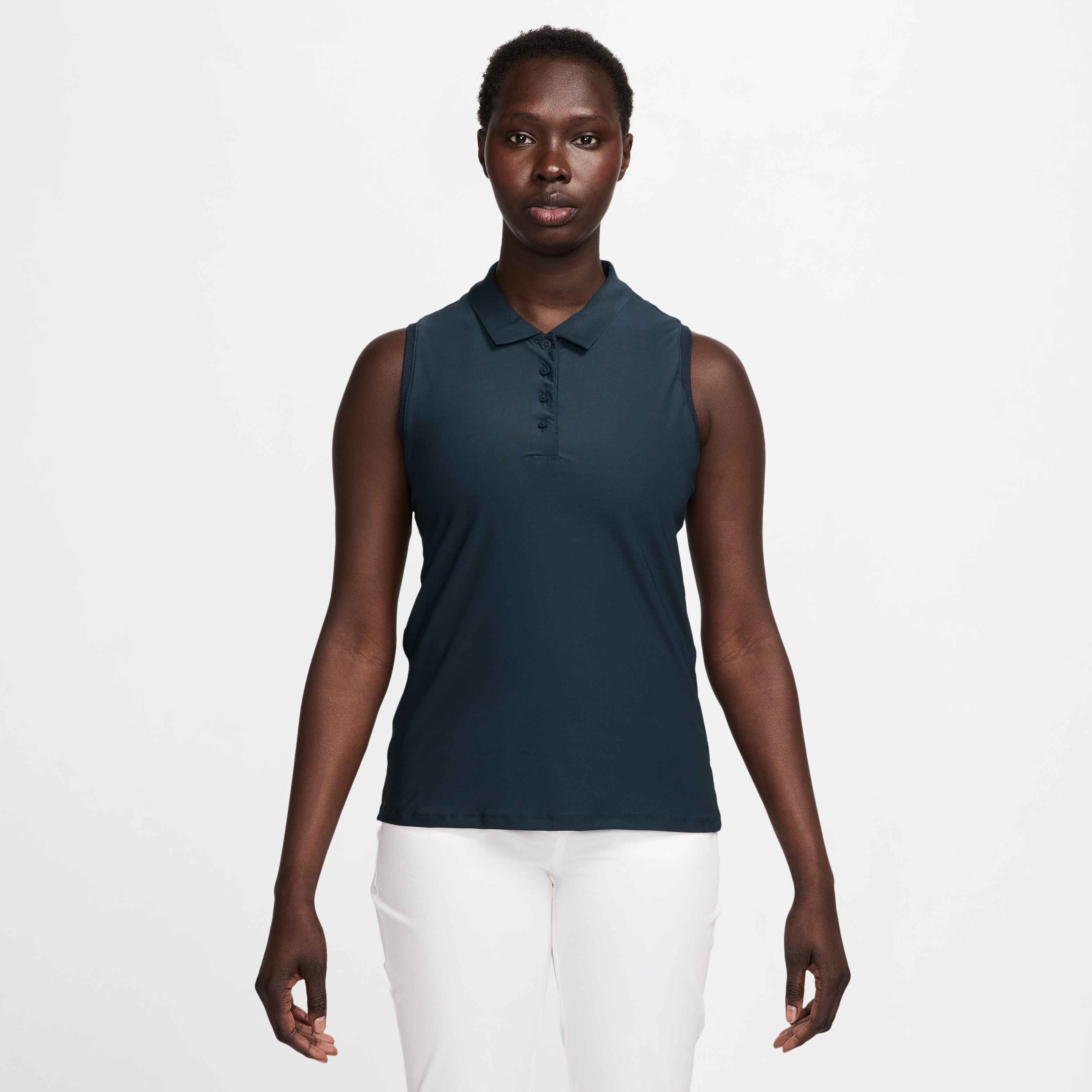 Nike Ladies Dri-FIT Victory Sleeveless Golf Polo