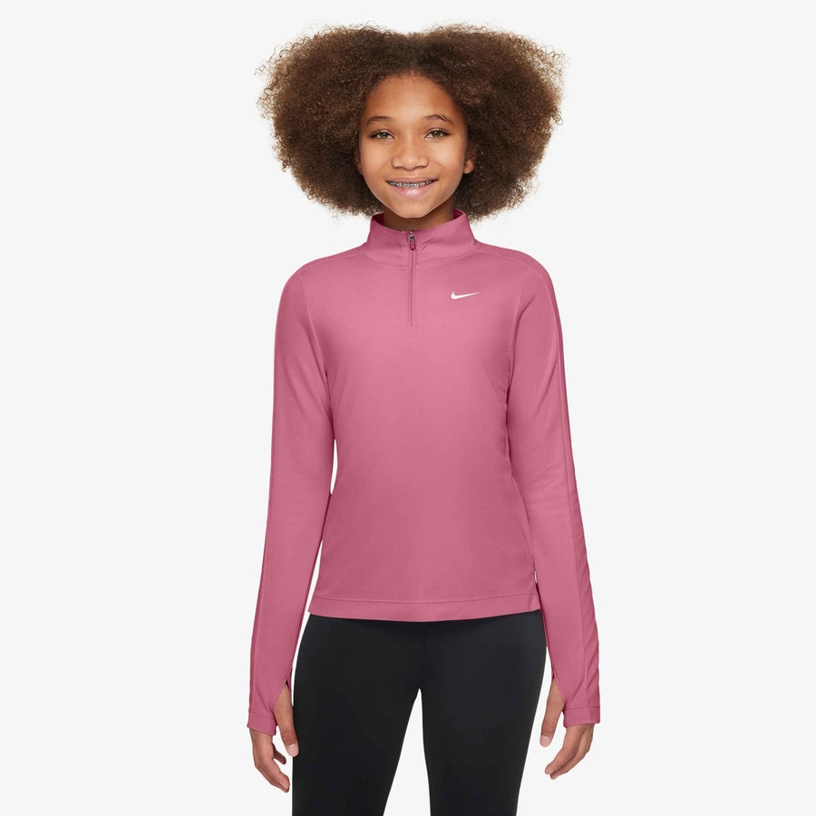 Nike Dri-FIT haut à manches longues demi-zip pour fille