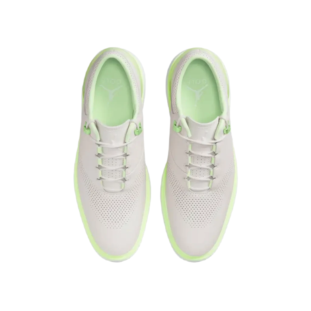 Jordan ADG 4 Men's Golf Shoes - White/Lime