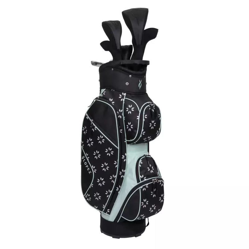 Nancy Lopez Ashley 18-Piece Cart Bag Package Set - Geo Star
