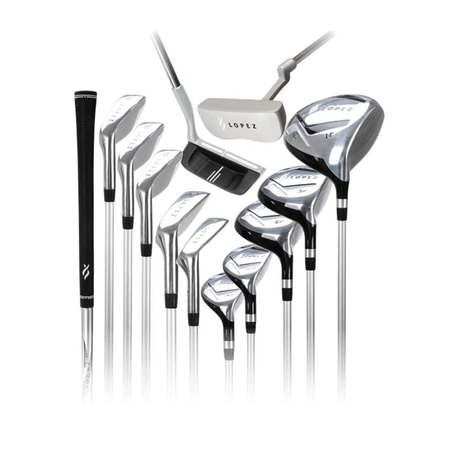 Nancy Lopez Signature 19-Piece Cart Bag Package Set - Coal Black