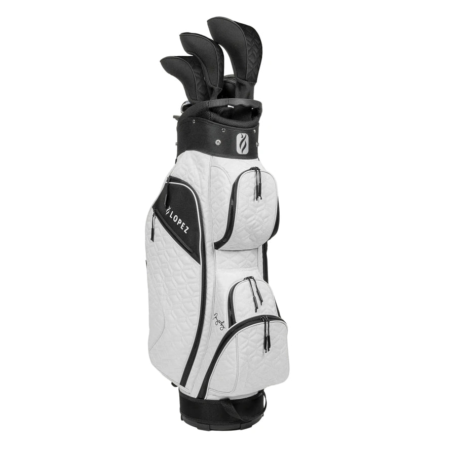 Nancy Lopez Signature 19-Piece Cart Bag Package Set - White