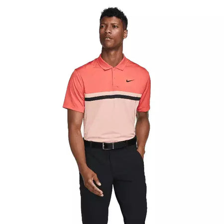 Nike Dry Fit Vapor Stripe OLC Golf Polo 2019 Photo Blue/Pure