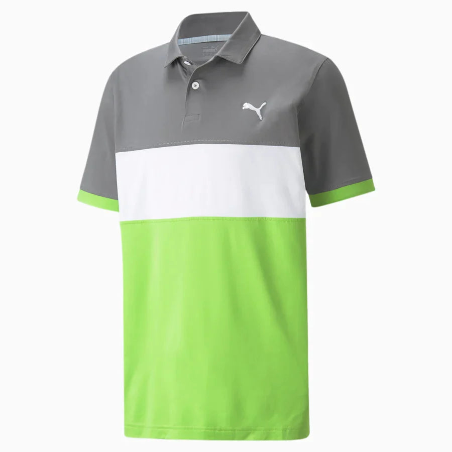 Green puma golf shirt shop