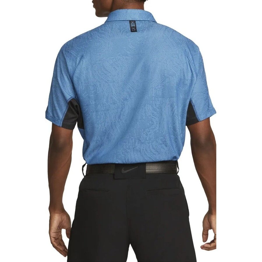 Nike Tiger Woods Dri-FIT ADV Golf Polo - Blue