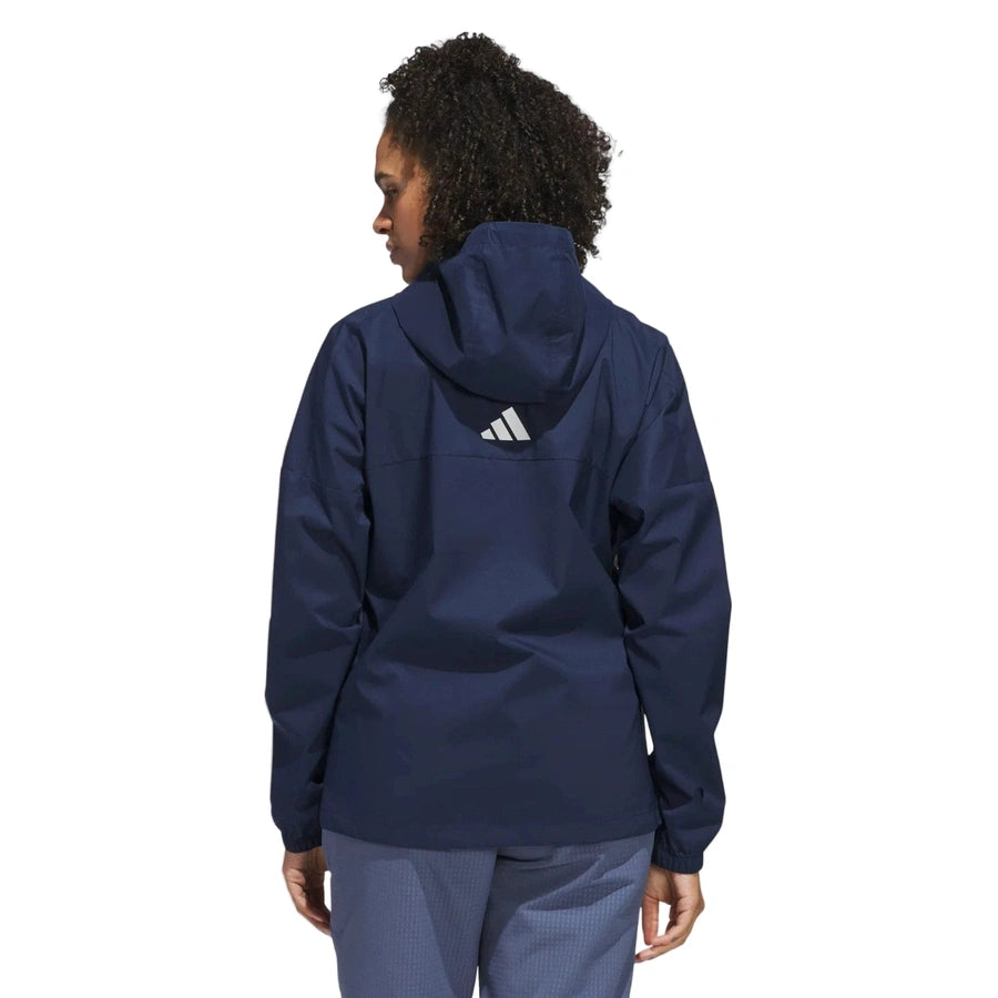 Adidas Ladies 2025 Provisional Rain Jacket - Navy