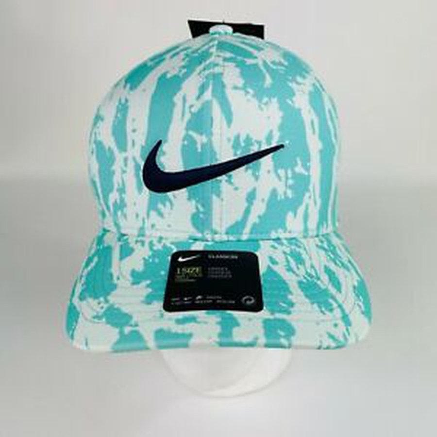 Nike AeroBill Classic 99 Printed Golf Hat - Blue