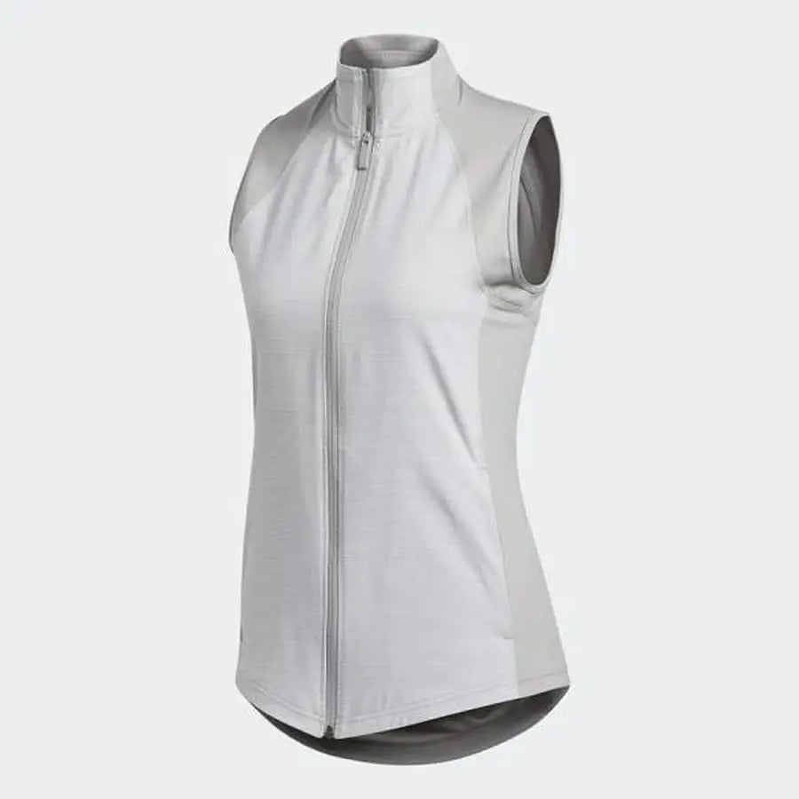 Adidas Ladies Full Zip Vest - Grey