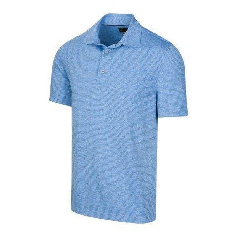 Greg Norman Heathered Polo - Blue