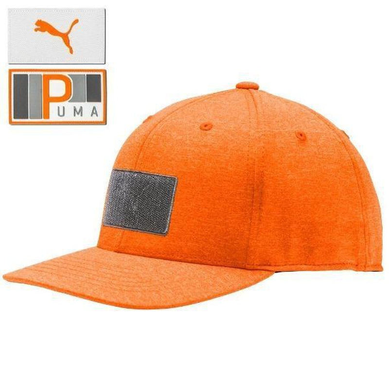 Puma Utility Patch 110 Men's Snapback Cap - Orange