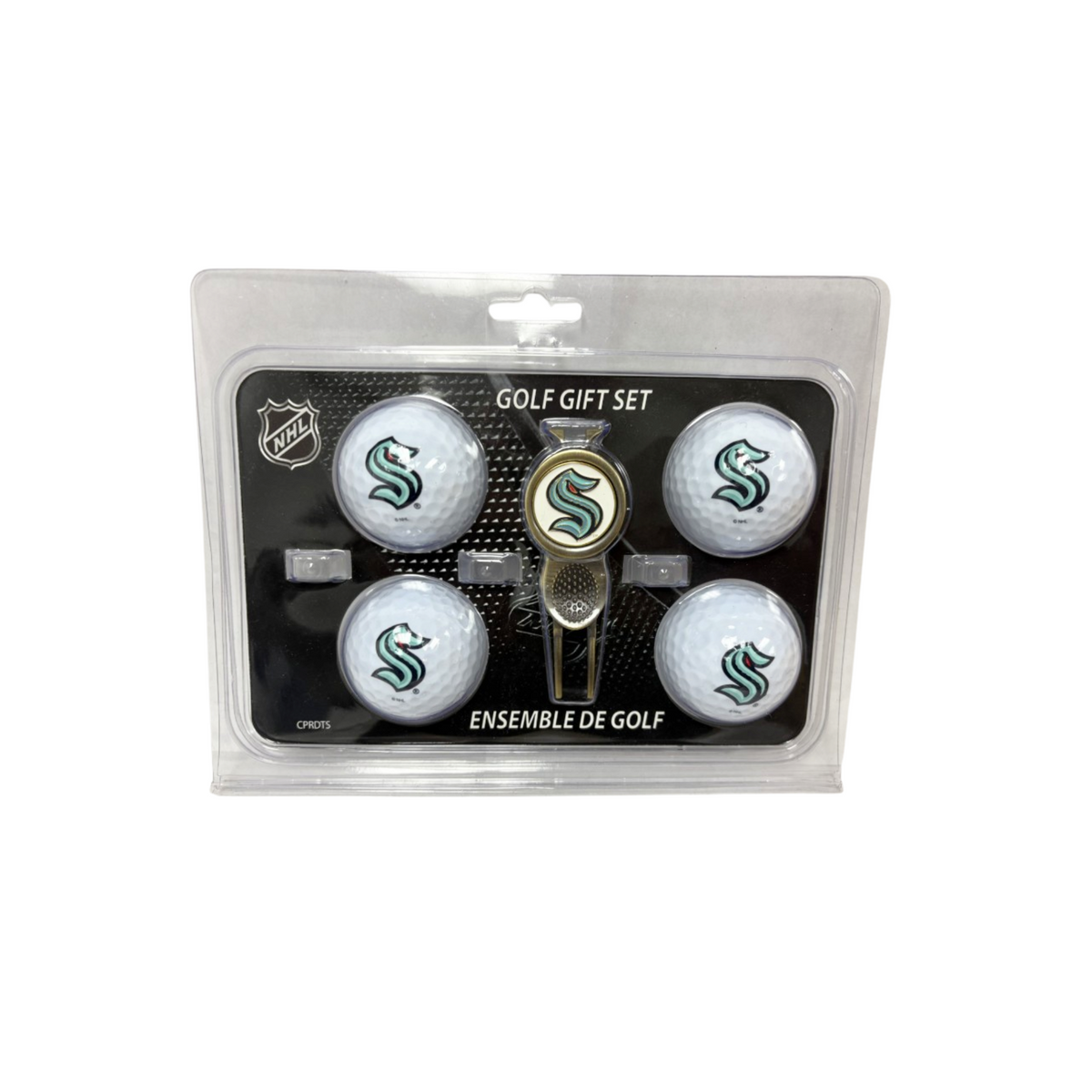 NHL 4 Golf Balls & Divot Tool Set