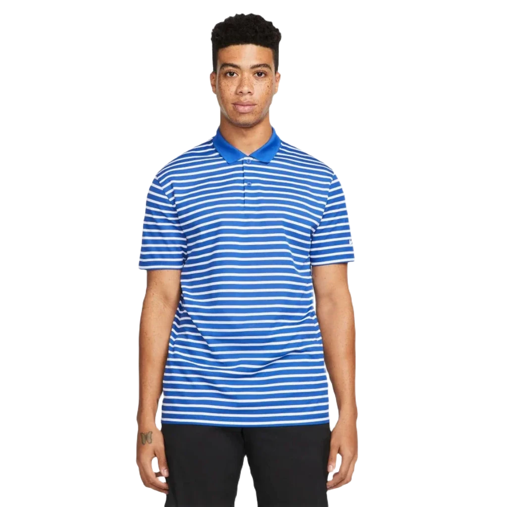 Nike Men's Dri-FIT Victory Stripe Polo - Golf Course Logo