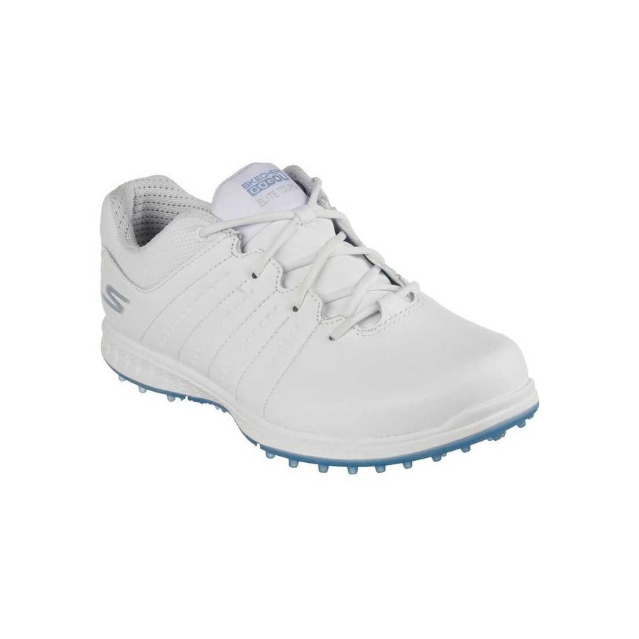 Skechers Ladies GO GOLF Elite Tour SL Golf Shoes - White/Blue