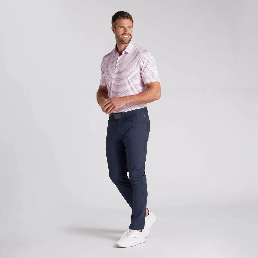 Puma MATTR Palm Deco Golf Polo - Pink